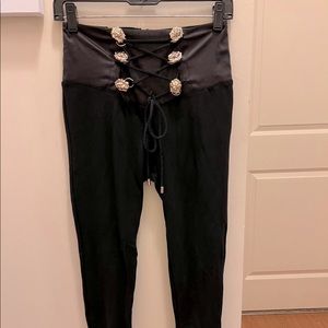 Bebe black leggings XS